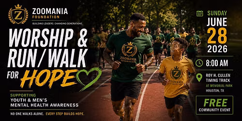 Zoomania Worship & Run\/Walk for Hope