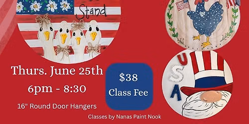 Let's Celebrate USA Paint Party at Aces on 29th - Superior