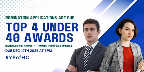 Nominations Are Due - Henderson County Top 4 Under 40