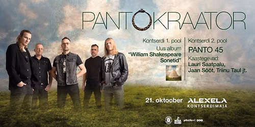 Pantokraator - \u201eWilliam Shakespeare Sonetid\u201c \/ Panto 45 \/ Alexela kontserdimaja