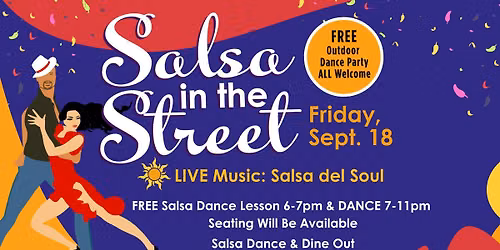 Salsa in the Street 2026 - FREE Outdoor Street Dance