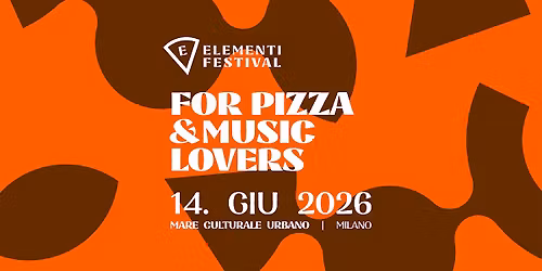 Elementi Festival 2026 - Domenica 14 giugno