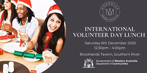 International Volunteer Day Christmas-themed Lunch