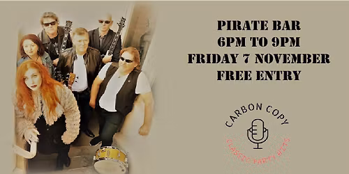 Carbon Copy Perth Band @ Pirate Bar