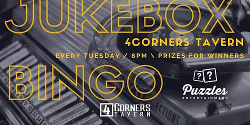 Puzzles' Jukebox Bingo @ 4Corners Tavern