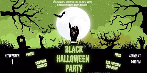 Black Halloween Party