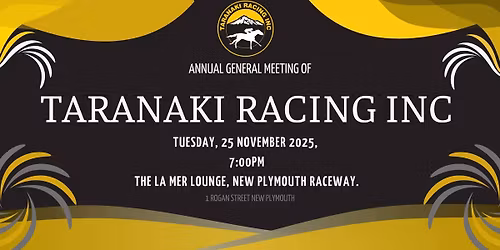 Taranaki Racing INC AGM