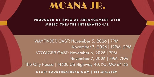 Musical Theatre Performance: Disney's Moana Jr.