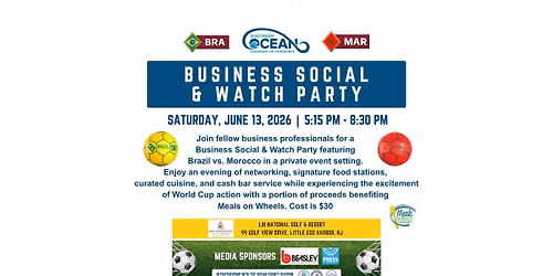 Southern Ocean County Chamber of Commerce Business Social & Watch Party