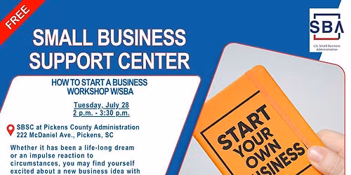 HOW TO START A BUSINESS WORKSHOP W\/SBA