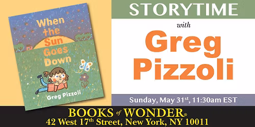 Storytime with the Author | GREG PIZZOLI