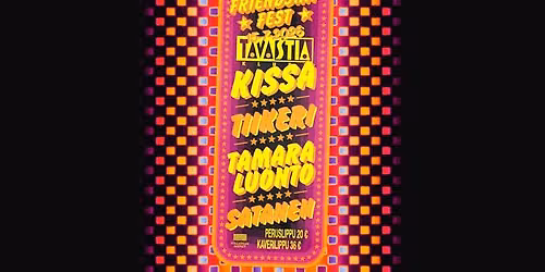 Music Friendship Fest: Kissa, Tiikeri, Tamara Luonto, Satanen \/ Tavastia-klubi