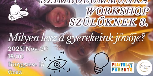 Szimb\u00f3lummunka Workshop sz\u00fcl\u0151knek 3. Milyen lesz a gyerekeink j\u00f6v\u0151je?
