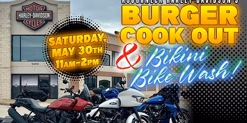 Burger Cook Out & Bikini Bike Wash!
