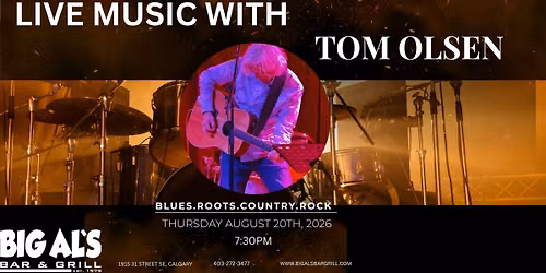 LIVE MUSIC WITH TOM OLSEN