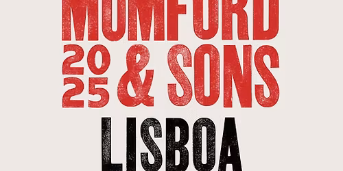 Mumford & Sons Lisboa Tickets