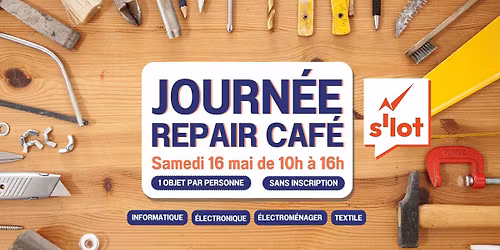 \ud83e\uddf0 Journ\u00e9e Repair Caf\u00e9 au S\u00eelot \ud83d\udee0