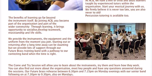 Come and try brass