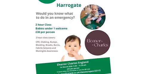 2-hour Baby & Child First Aid Class