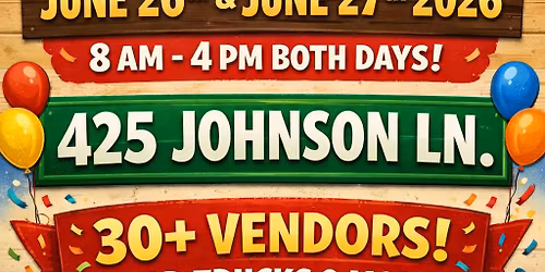 7th Annual Lockwoods Largest Community Sale