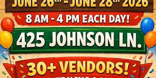 7th Annual Lockwoods Largest Community Sale