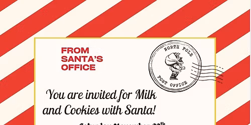 Milk and Cookies with Santa 