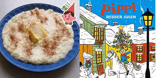 H\u00f8gtlesing og julegraut med mandel