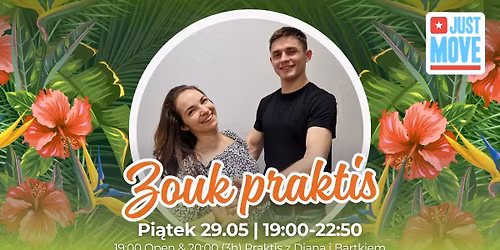 Zouk praktis z Dian\u0105 i Bartkiem - 29.05