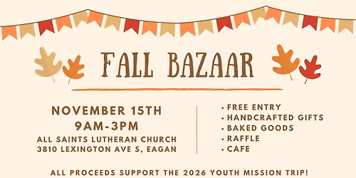 Fall Bazaar