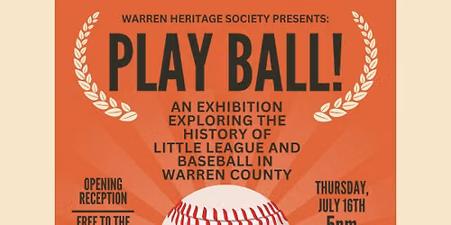 WHS Exhibit Opening: Play Ball! \u26be