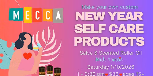 Custom New Year Self Care Products with Marxie: Salve & Scented Roller Oil