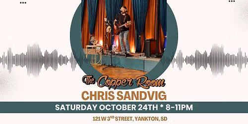 Chris Sandvig Live Music at The Copper Room Lounge