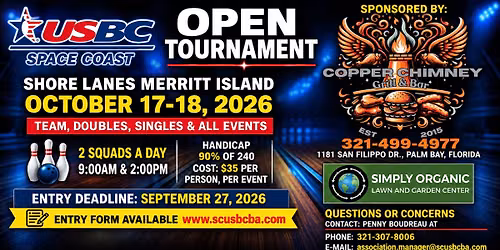 Space Coast USBC Open Tournament