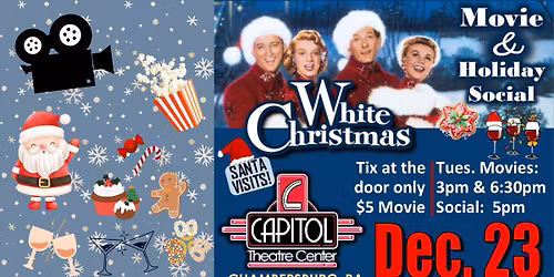 WHITE CHRISTMAS MOVIE & HOLIDAY SOCIAL