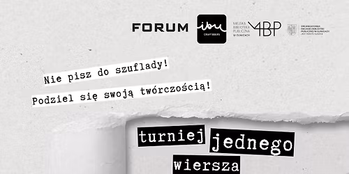 TURNIEJ JEDNEGO WIERSZA