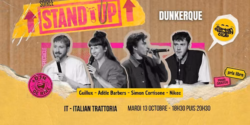 Carton Comedy Club @ IT Italian Trattoria (Dunkerque - 59)