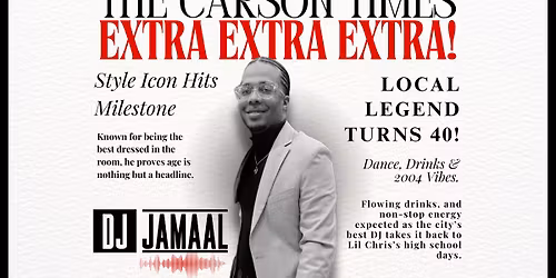 Extra! Extra! Chris Turns 40! 