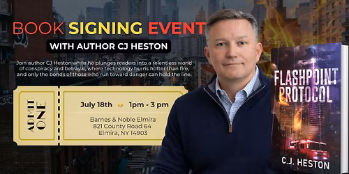 BOOK SIGNING with CJ Heston