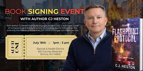 BOOK SIGNING with CJ Heston