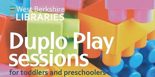 Duplo play sessions at Theale Library
