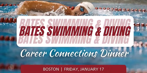 Bates Swimming & Diving Career Connections Dinner