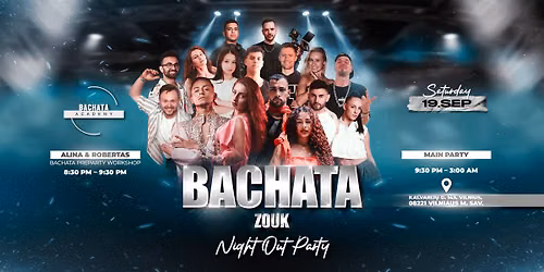 BACHATA & ZOUK SATURDAY NIGHT OUT