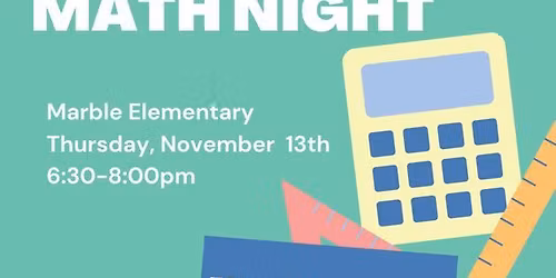 Marble Math Night!