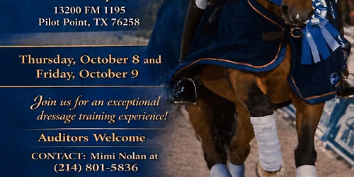Lars Petersen Dressage Clinic