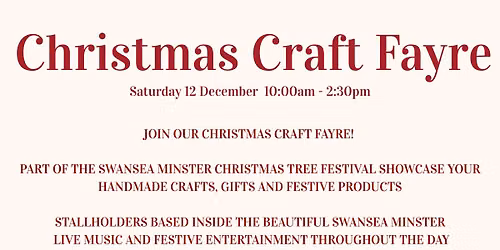 Save the Date: Christmas Craft Fayre