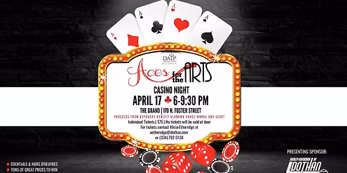 Aces for the Arts Casino Night