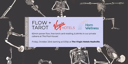 Flow + Tarot | Virgin Hotels Nashville x Horn Wellness | October 23rd