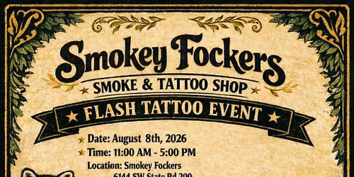 Tattoo Flash event for Rescuing Ocala Wildlife - ROW