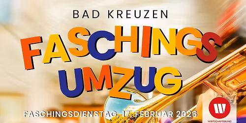 Faschingsumzug am Faschingsdienstag 2026