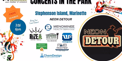 Concerts in the Park 2026! Featuring Neon Detour